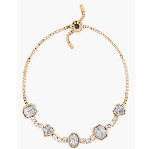 BaubleBar Crystal Station Slider Bracelet New